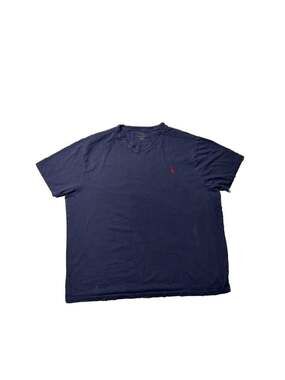 Polo Ralph Lauren 2XB Navy Blue V-Neck T-Shirt